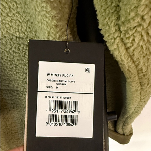 Burton martini Olive green medium women’s sherpa Jacket - Picture 3 of 9